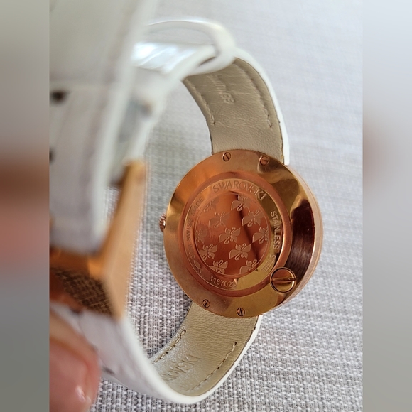 SWAROVSKI Ladies Leather Strap Watch - Picture 8 of 14